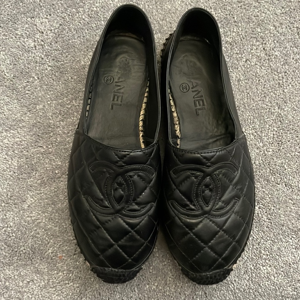 Chanel leather espadrille - excellent condition